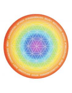 A Flor da Vida - Conjunto de bases para copos 2