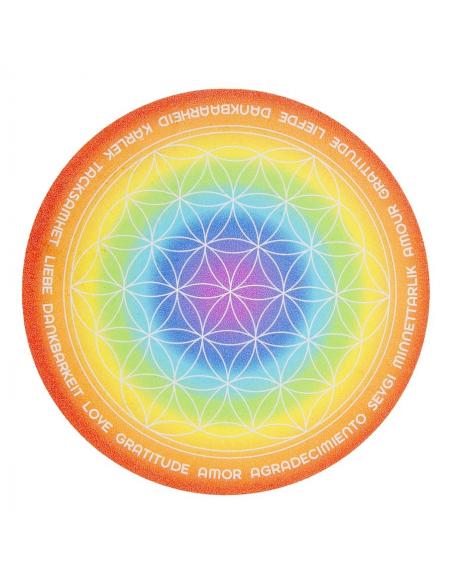 A Flor da Vida - Conjunto de bases para copos