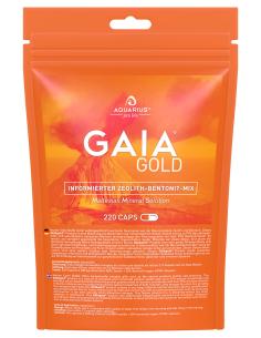Mélange de zéolithe et de bentonite GAIAgold 220 gélules détox face avant