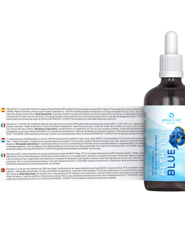 Methylene Blue 1% ren USP (pharma grade) Ph Eur 100ml