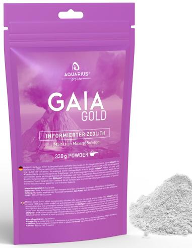 Zéolithe GAIAgold 330g poudre détox | traitement détox