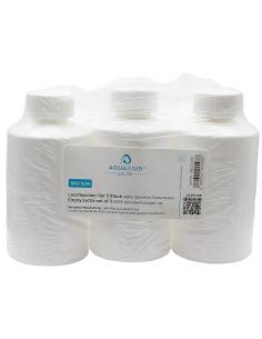 3-pak HDPE tomme flasker 250 ml med dråbeforsegling